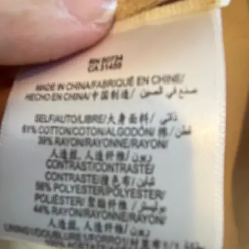 BCBG Maxazria Runway Strapless Dress Mini Party Cocktail Pleated Bustier Neutral Tan Size 0