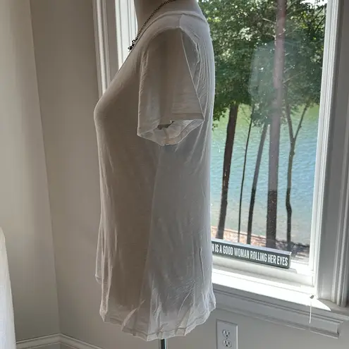 Velvet Tees VELVET 100% Cotton Vintage Slub SS White V-neck Tee, Small, EUC