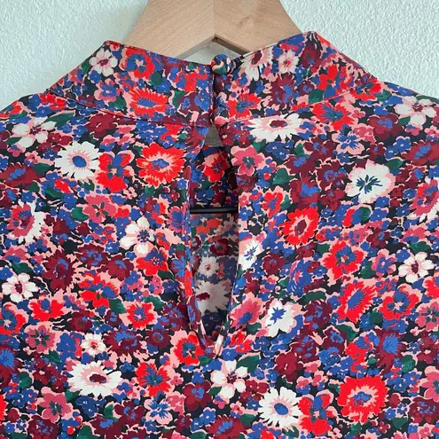 Veronica Beard Colorful Louella Floral Stretch Silk-Satin Minidress Women’s 4