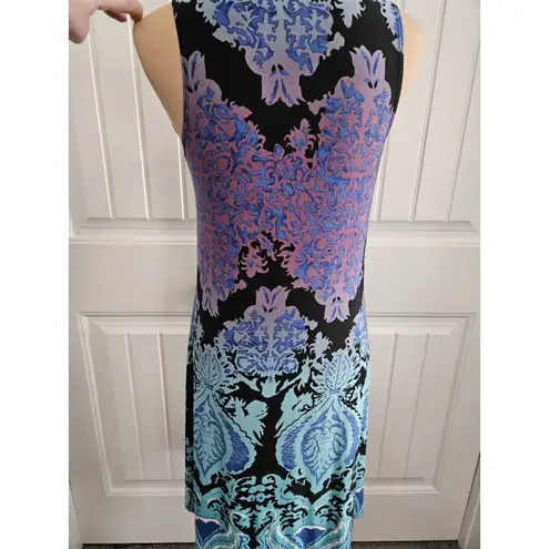 42pops Mediterranean Sleeveless A Line Dress Size L Pockets 42 Pops Boho Size L