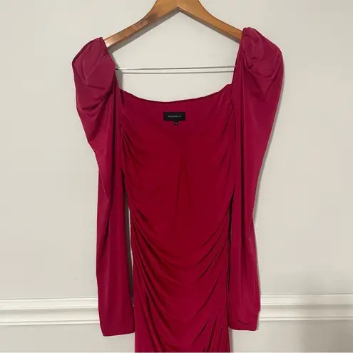 Majorelle • sweetheart gown in berry red sz S