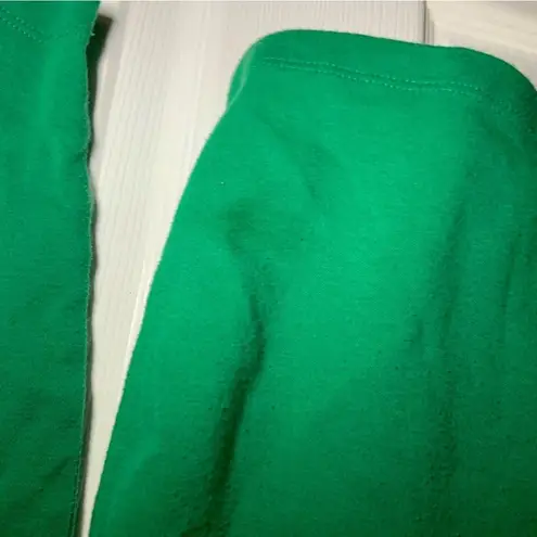 M&C Sportswear Green Horseshoe Christmas Tree Embroidered Top size XL