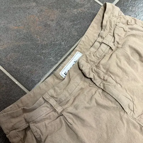 Frank & Eileen Waterford Linen Blend Walking Shorts Tiramisu Brown Tan 8