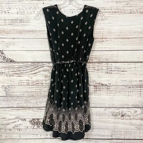 Anna Sui  x Target Black Silk Wrap Dress, EUC, Size XS