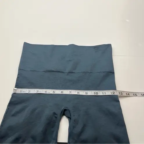 Blanqi Everyday Maternity Belly Support Legging Womens Medium Blue Grey Gray