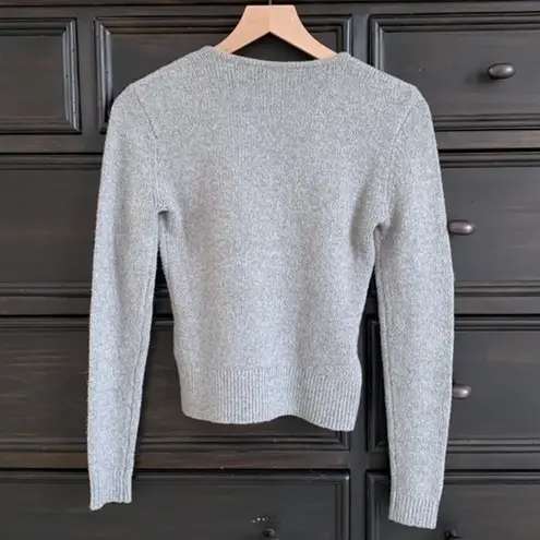 BCBGMAXAZRIA Women’s Size XS Gray & Black‎ V-Neck Sweater