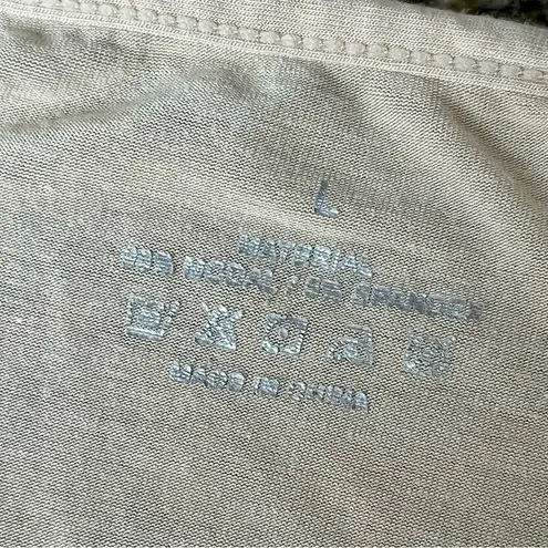 None Vintage Y2K Lace Trim Beige Camisole L | Normcore Preppy Coastal Basic Tank