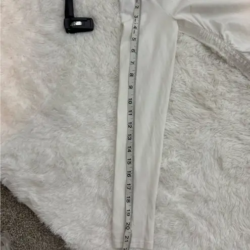 Aritzia TNA Chill Malibu Ruched Long Sleeve Mini Dress Size XS White