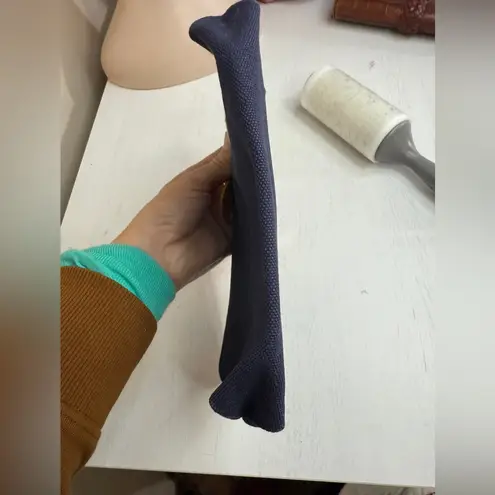 R. Riveter Lucy Canvas Zipper Pouch Navy Blue