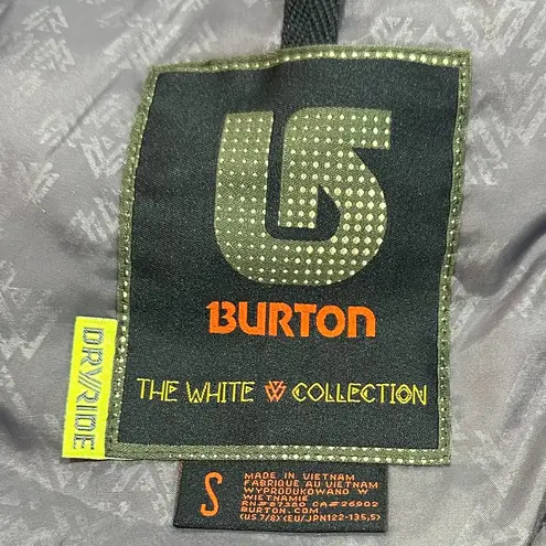 Burton Women's Dry Ride The White Collection Snowboard Jacket Size Small