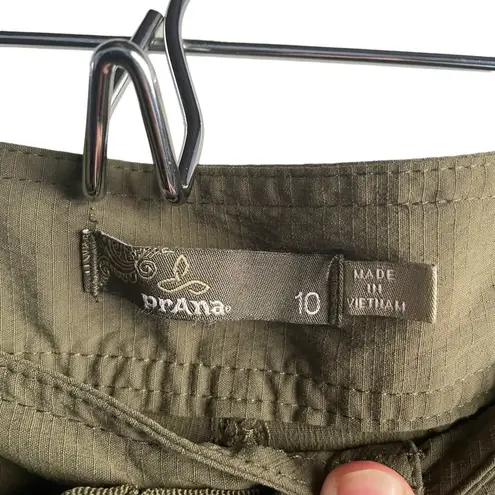 prAna Olive Green Jasmine Knicker Size 10