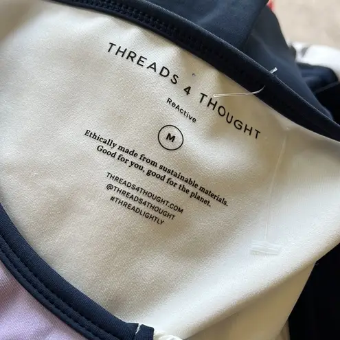 Threads 4 Thought NWT Re Active Bella Romper Dress Fresia / Raw Denim