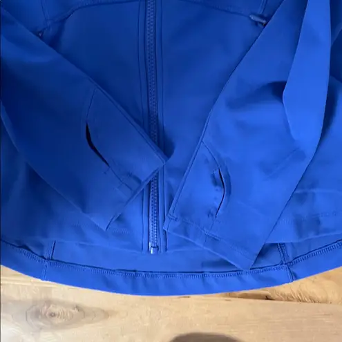 Spyder Performance Zip Up Jacket Stylish Activewear Blue Jacket Size Large