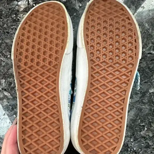 Vans  V Knotted Bow Disty Floral Rose Shoes Sneakers Low Profile Women’s Size 5.5