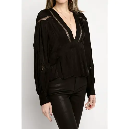 IRO Bahri Lace Inset Top Size 8 New with Tags