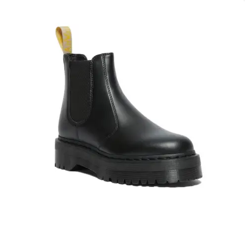 Dr. Martens  VEGAN 2976 Quad Chelsea  Boots Black Unisex's Platform M-11 / W-12