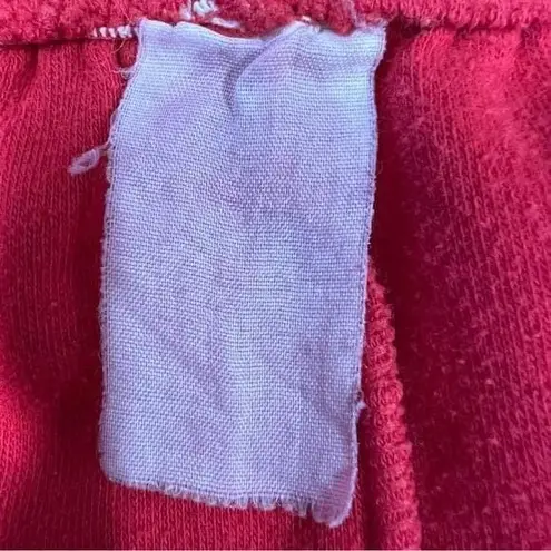 Vintage Tweety Bird Red Lounge Shorts Embroidered Cartoon Y2K Cozy sz S