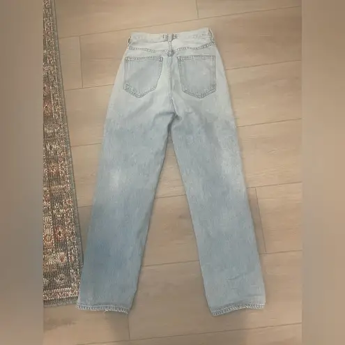 AGOLDE  Criss Cross Straight Leg Jeans Size 23