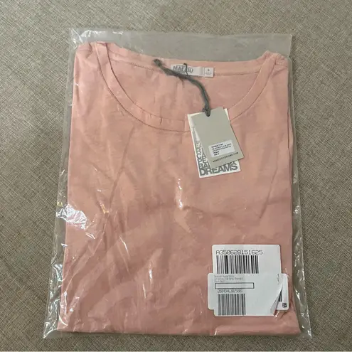 Barefoot Dreams New! Soft Peach Short Sleeve Tee Malibu Collection Small