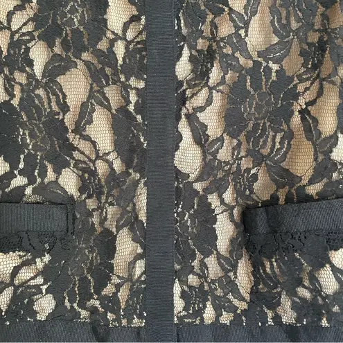 Newport News Black Lace Jacket Size Small