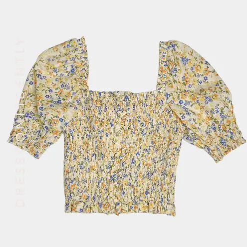 Sézane Mirtha Top, Spring Garden, FR34/US2