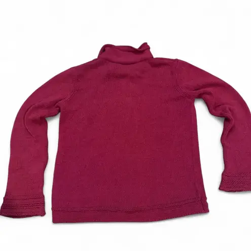 Laura Ashley VTG Red orange button up cardigan