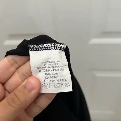 Sympli Nu Focus Tunic Cut Out Shoulder Asymmetrical Hem Top Black Size 2