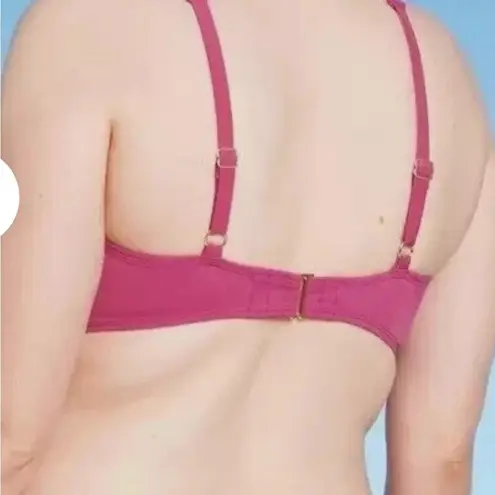 Shade & Shore  Swim NwT Fuchsia  Top Size 38D