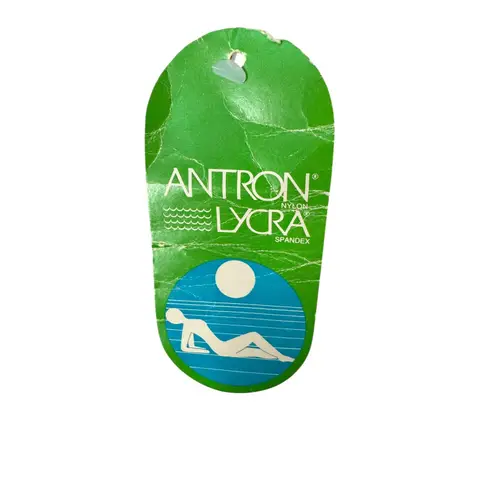 Vintage Jacobson's Swimsuit One Piece Striped Magenta White Antron Lycra Size 14 Red