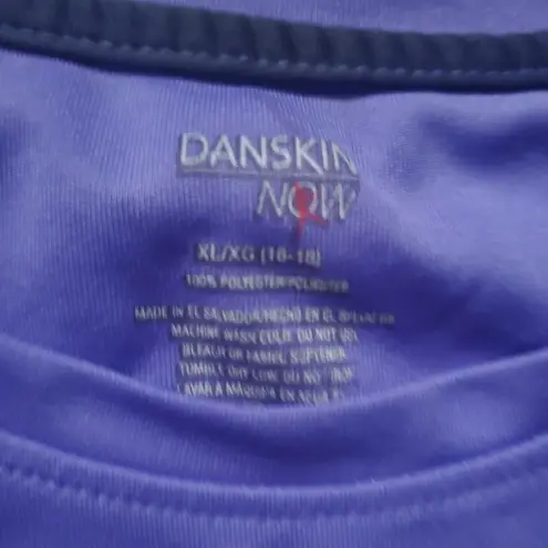 Purple dri fit short sleeve top size XL athletic by Danskin