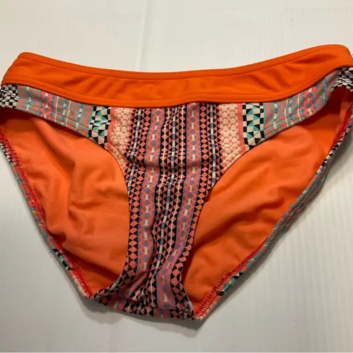 prAna Women’s Bikini Bottom Lot of Two Sz XS Black Orange Boho
