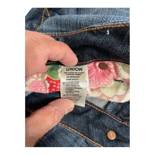 UNION Los Angeles USA
Fresco sapphire Mid Rise
Straight Leg Jeans Blue 26
Y2K