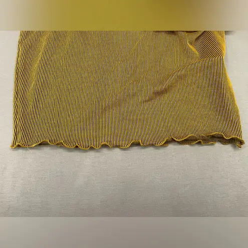 Pink Blush yellow stripe dress size Medium