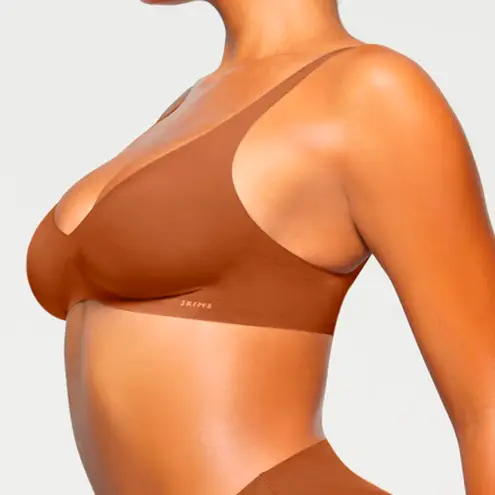 SKIMS Naked Plunge Bralette Bronze S-DD