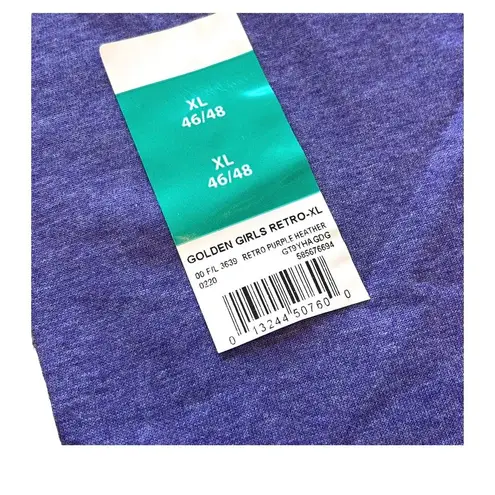 NEW GOLDEN GIRLS Graphic T SHIRT XL TEE Men's Women's I Heart Miami Cotton Blend Purple