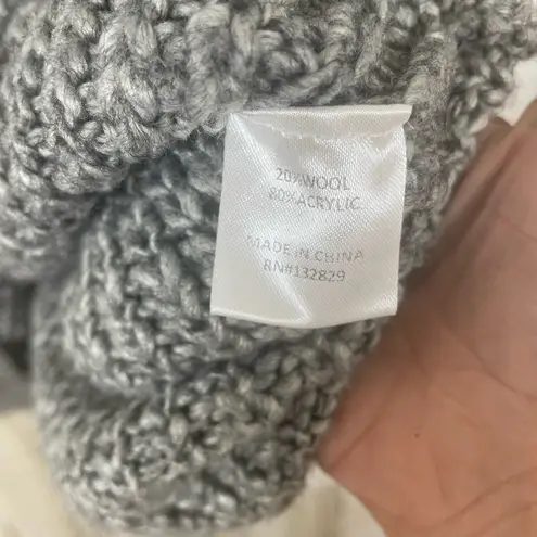 House Of Harlow 1960 x Revolve Wool Blend Dillin Sweater size S Grey High Neck Gray