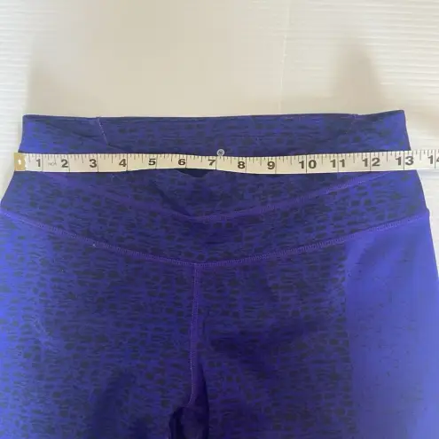 Athleta  Women's Mid Rise Asym Camo Sonar 7/8 Tight 591395 Purple ($98) Size S‎