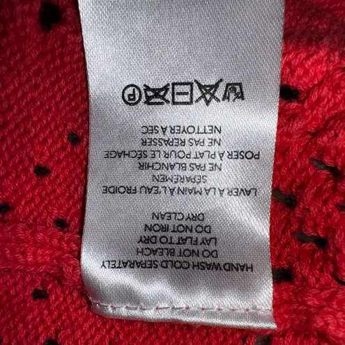 Pilcro Womens Sweater Crochet Open Knit Pointelle Size XS Bell Sleeve Peplum Hem - Image 10