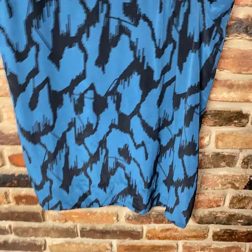 by Malene Birger Bellatrix Harluna Silk Short Sleeve Dress Women's Size 42 US 12 Blue