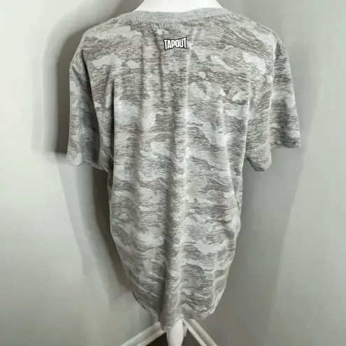 Tapout camo short‎ sleeved shirt White Size L