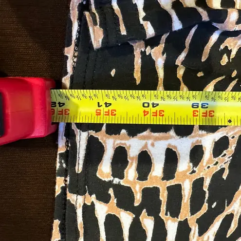 The Great Catwalk Tan White Black Sexy Bodycon Long Sleeves Stretchy Dress SZ S Cond