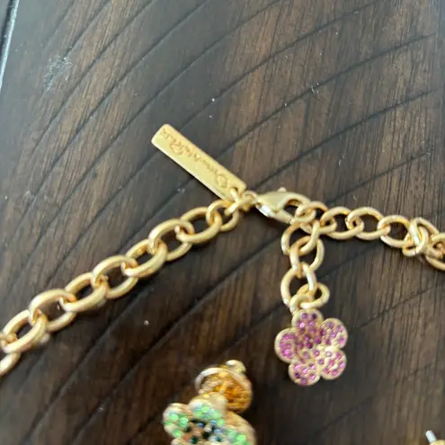 Oscar de la Renta Multicolor Floral Necklace earrings set