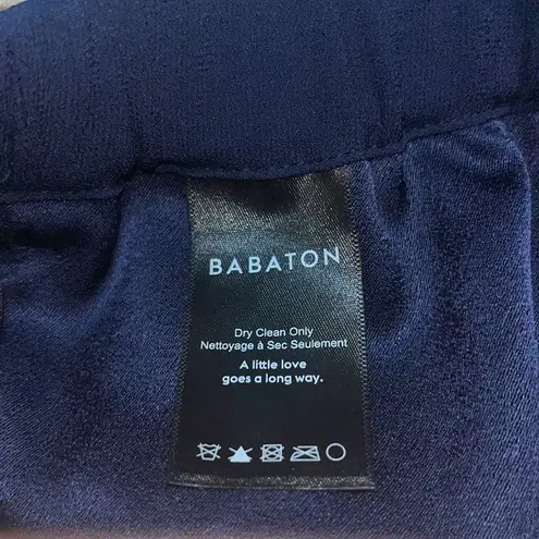 Babaton Aritzia Dexter Tuxedo Jogger Pant Navy Blue Large