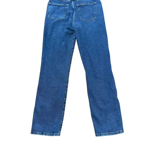 DL1961 Freja Jumpsuit Long Sleeve Blue Denim Tripoli Size Large