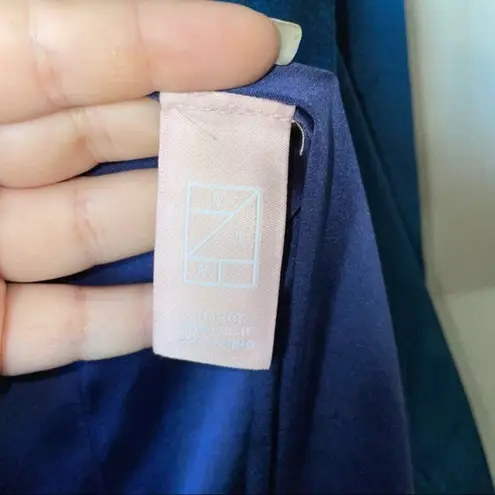 Sergio Hudson Double Breasted Blazer Mini Dress Size 2 Blue