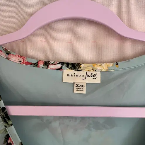 Maison Jules Floral Ruffle Sleeveless Dress