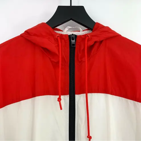 TNA McSweeney Anorak Jacket Red White Black XS