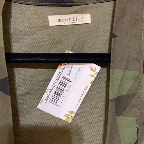 Camo denim jacket Size L