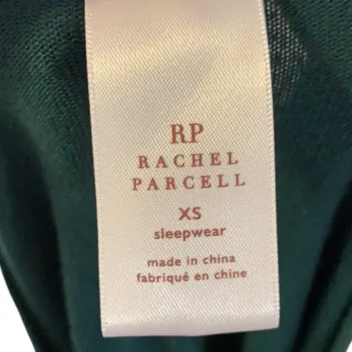 Rachel Parcell Intimates Green Plaid Pajama Set Short Sleeve Shirt Pants