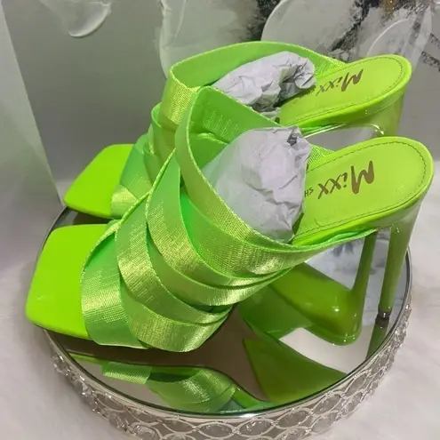 Azaela Wang Mule Sandal Green Size 9